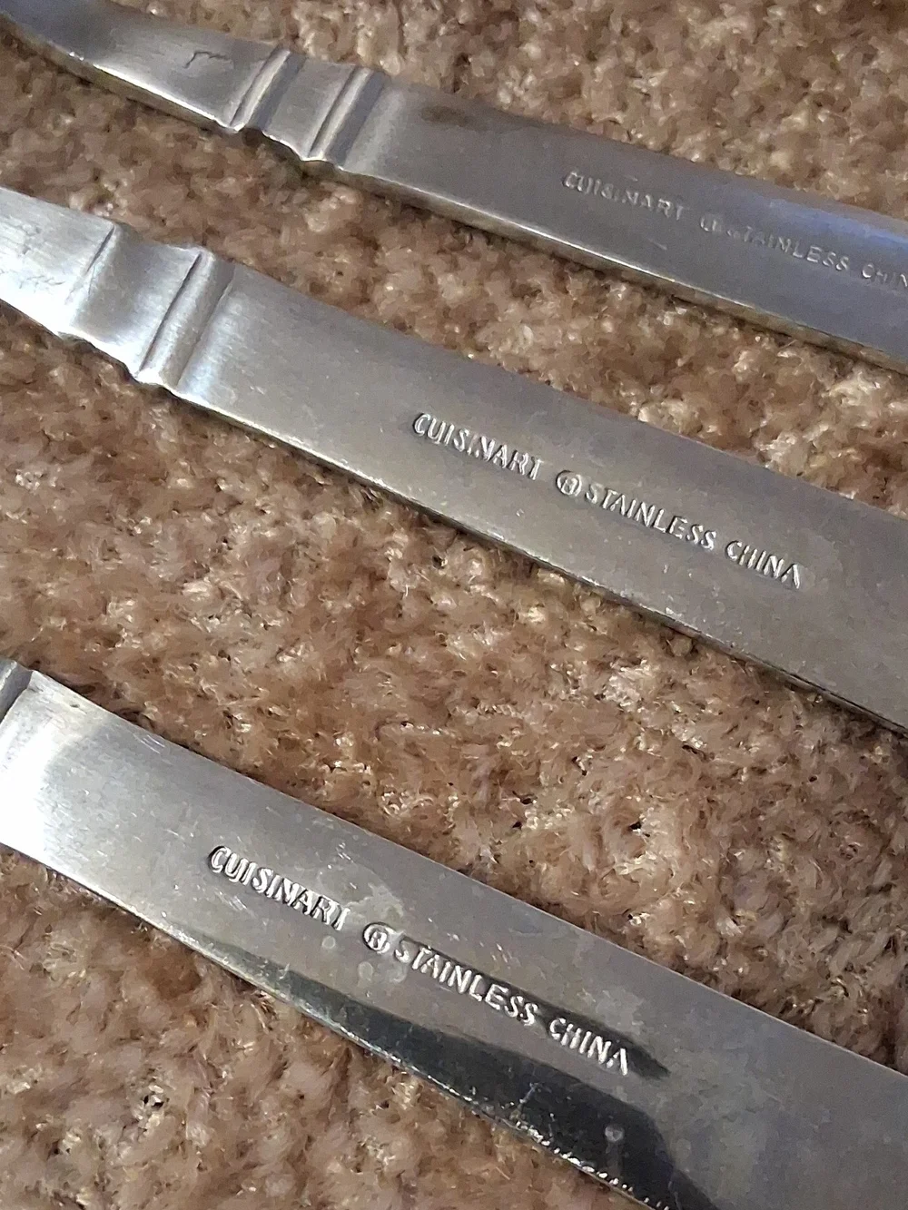 Cuisinart Silver Stainless Steel 3-Piece Serving Spoon Set